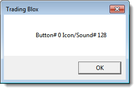Button -OK & Icon X, No Icon, No Sound