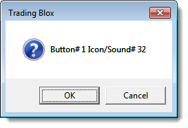 Button - OK/Cancel & Icon Question, Ding Sound