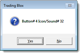 Button -Yes/No & Icon Question, Ding Sound