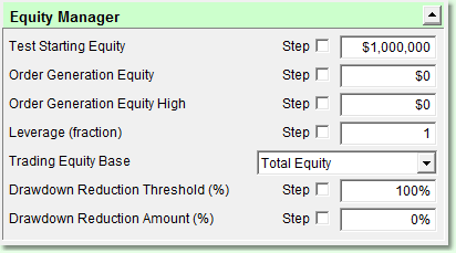 GlobalEquityParameters