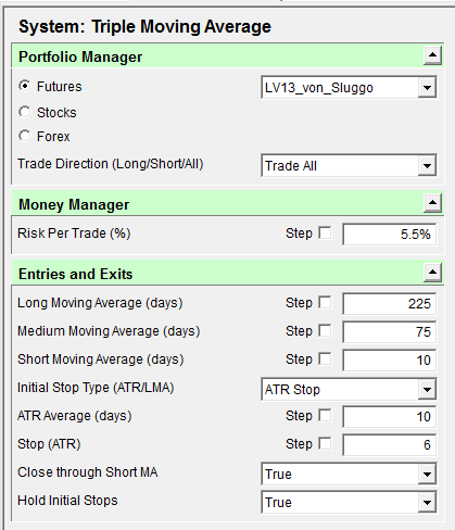 Fig 1.  Simulation setup for TMA + LV_13