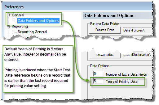 Preferences Years of Priming Setting