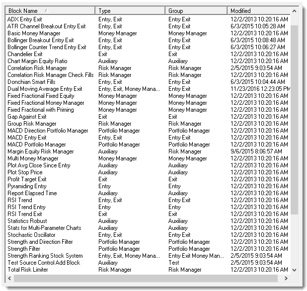 System Available Blox Modules