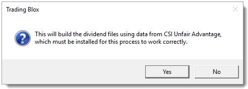 Update Dividend Files Confirmation Dialog